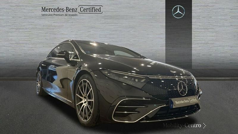Usado Mercedes EQS580 Edition 384 kW (523 CV) 2022 Negro Berlina