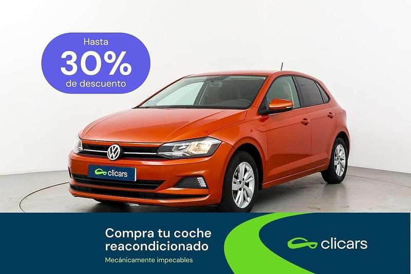 Usado VW Polo Advance 95 CV (69 kW) 2018 Naranja Utilitario