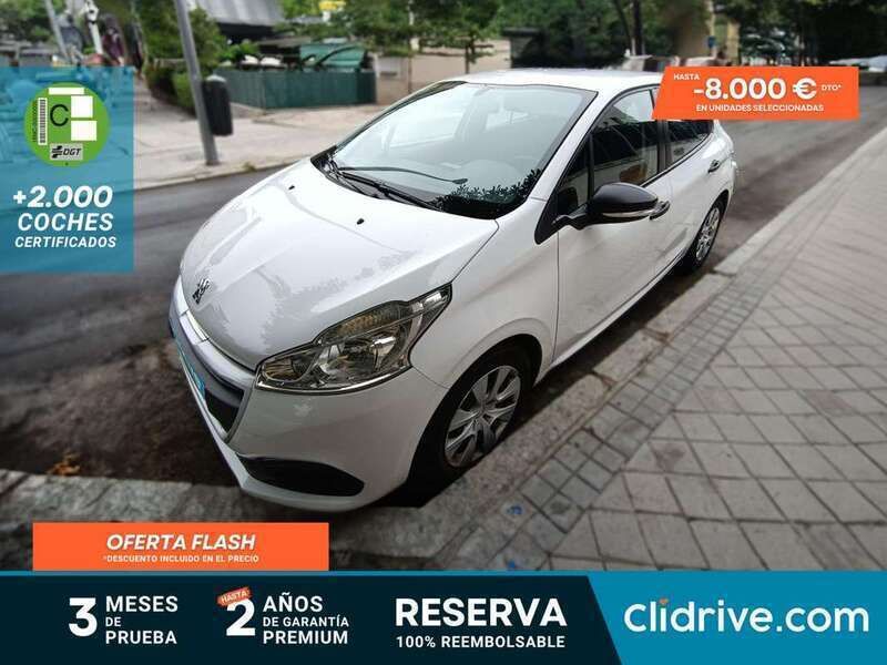 Blanco Usado 2018 Peugeot 208 Active Utilitario | 6990 € (Buen precio) - Imagen 1/3