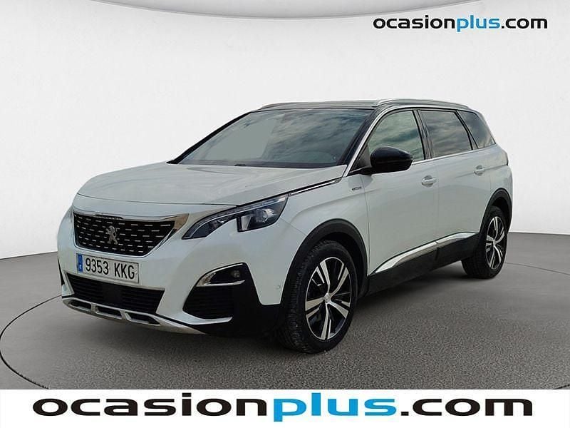 Blanco Usado 2018 Peugeot 5008 GT-line Monovolumen | 17.255 € (Super precio) - Imagen 1/4
