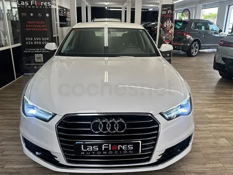 Usado Audi A6 Advanced 150 CV (110 kW) 2015 Blanco Familiar