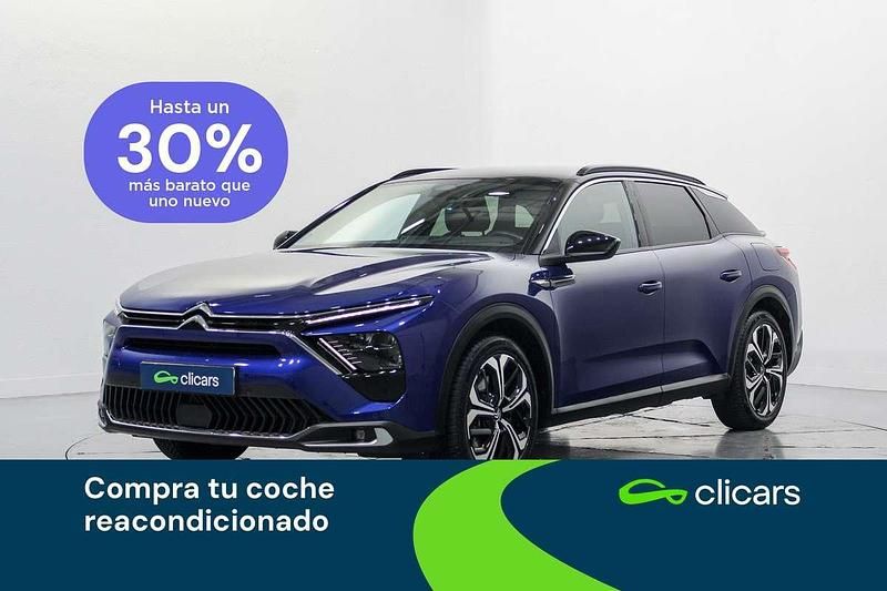 Azul Usado 2022 Citroën C5 X Shine Familiar | 21.790 € (Precio justo) - Imagen 1/4