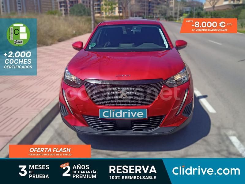 Rojo Usado 2021 Peugeot 2008 Active SUV | 14.390 € (Super precio) - Imagen 1/3