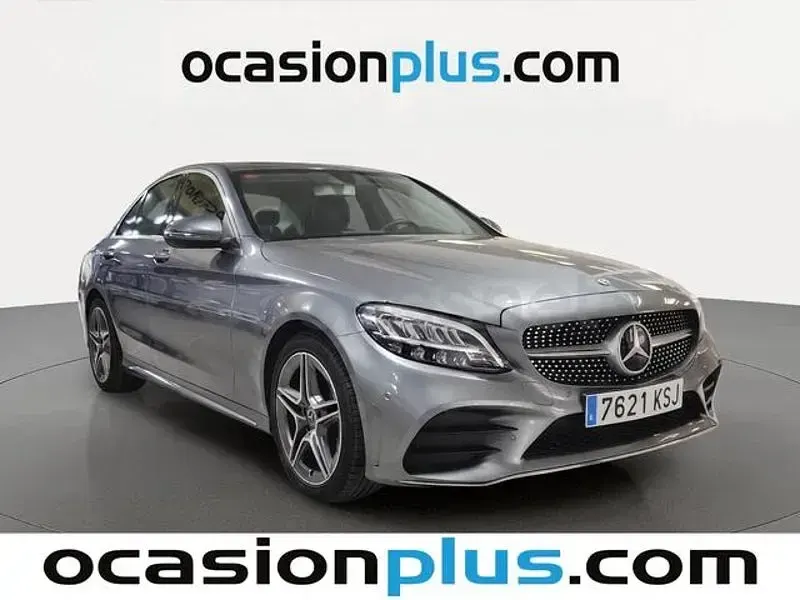 Usado Mercedes C200 184 CV (135 kW) 2018 Gris / plata Berlina
