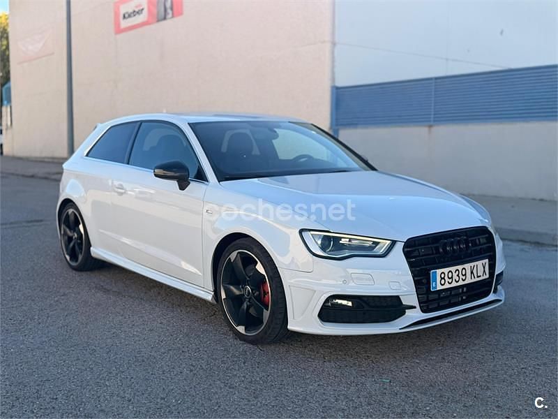 Usado Audi A3 S-Line 184 CV (135 kW) 2014 Blanco Berlina
