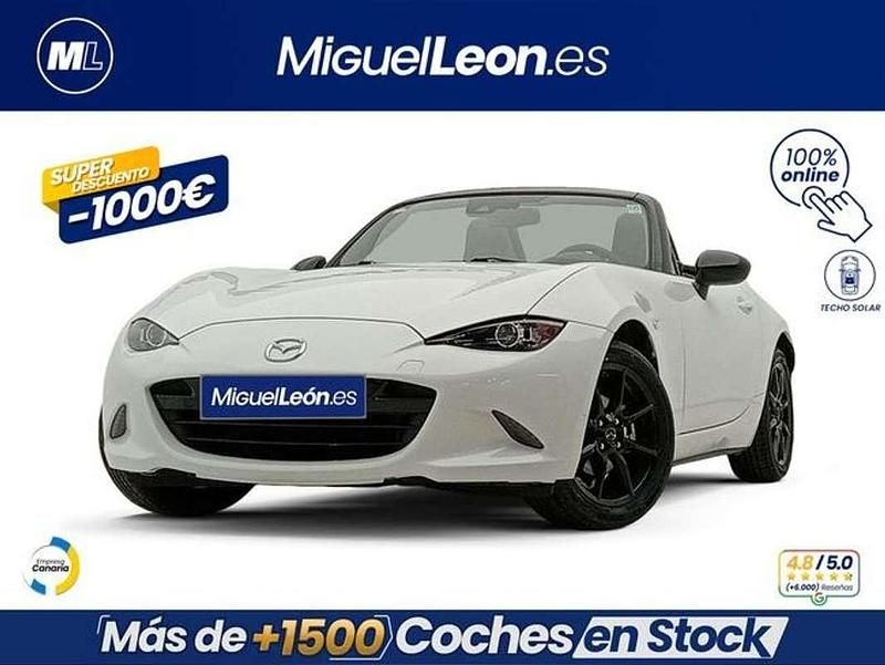 Usado Mazda MX5 131 CV (96 kW) 2019 Blanco Descapotable