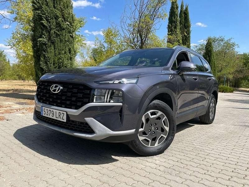 Gris / plata Usado 2021 Hyundai Santa Fe SUV | 31.990 € (Buen precio) - Imagen 1/4