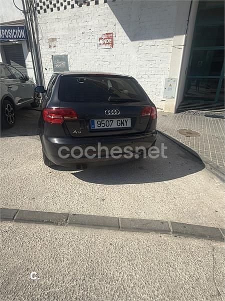 Negro Usado 2009 Audi A3 Sportback Berlina | 7000 € (Buen precio) - Imagen 1/4