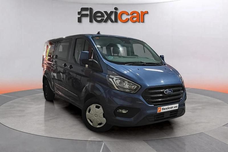 Usado Ford Transit Custom Titanium 136 CV (100 kW) 2023 Azul Monovolumen