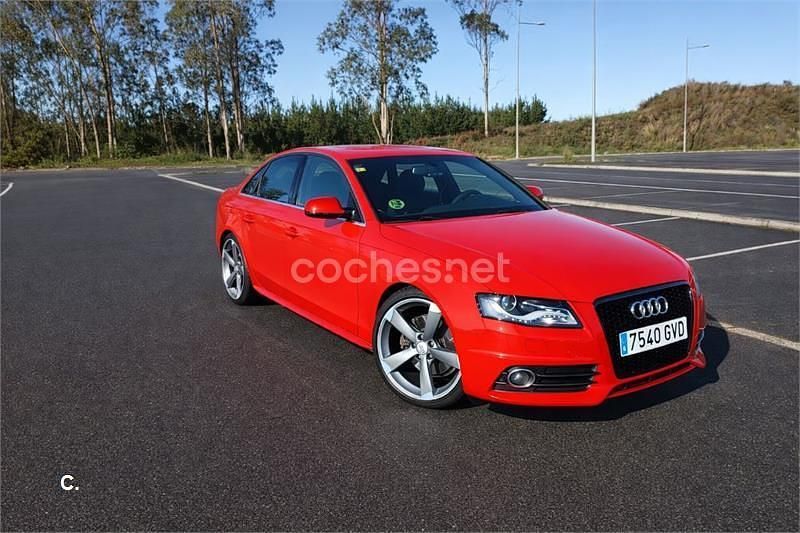 Usado Audi A4 S-Line 170 CV (125 kW) 2010 Rojo Berlina