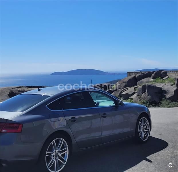 Usado Audi A5 Sportback Advanced 170 CV (125 kW) 2014 Gris / plata Utilitario