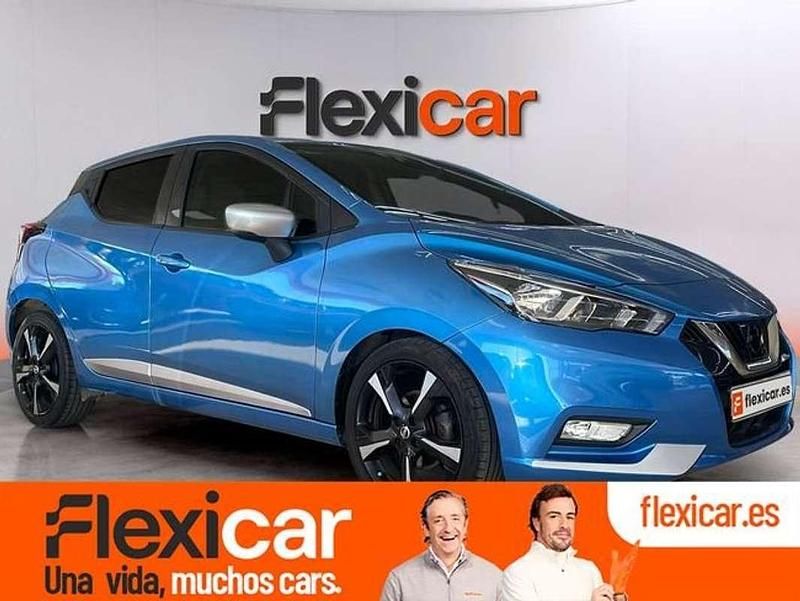 Usado Nissan Micra S 90 CV (66 kW) 2017 Azul Utilitario