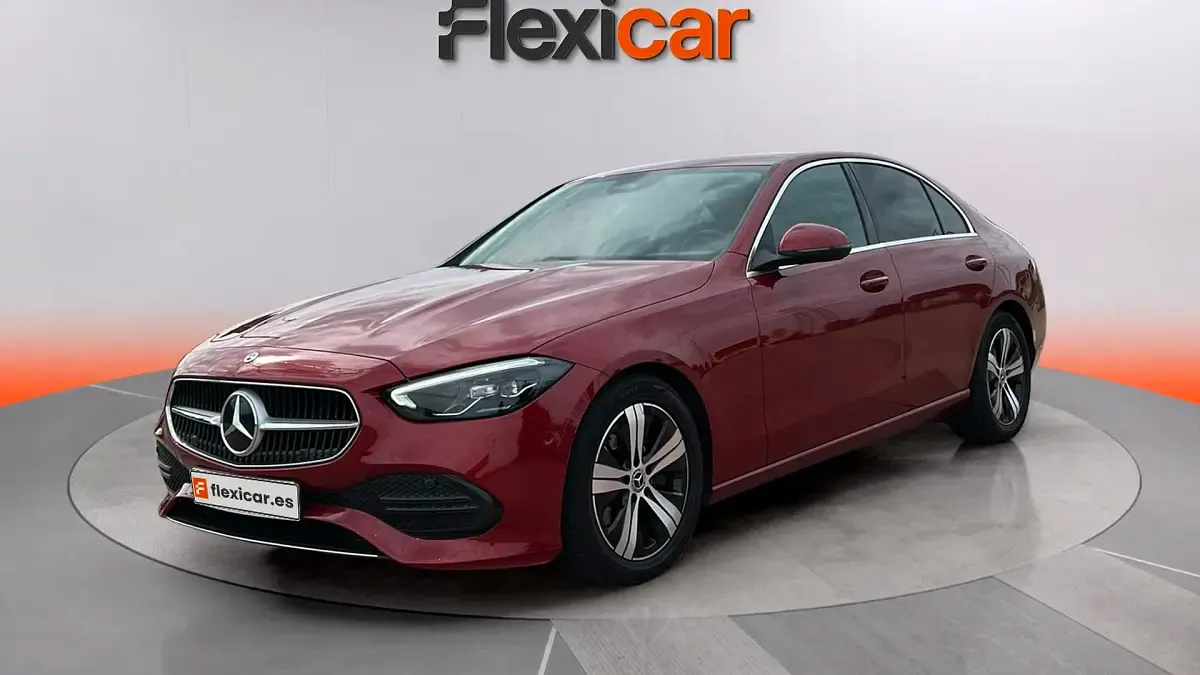 Usado Mercedes C200 163 CV (119 kW) 2023 Rojo Berlina