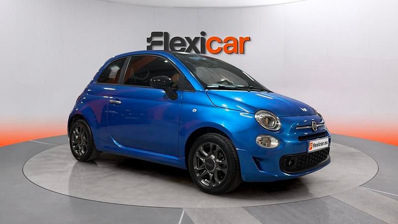 Usado Fiat 500 Connect 71 CV (52 kW) 2021 Azul Descapotable