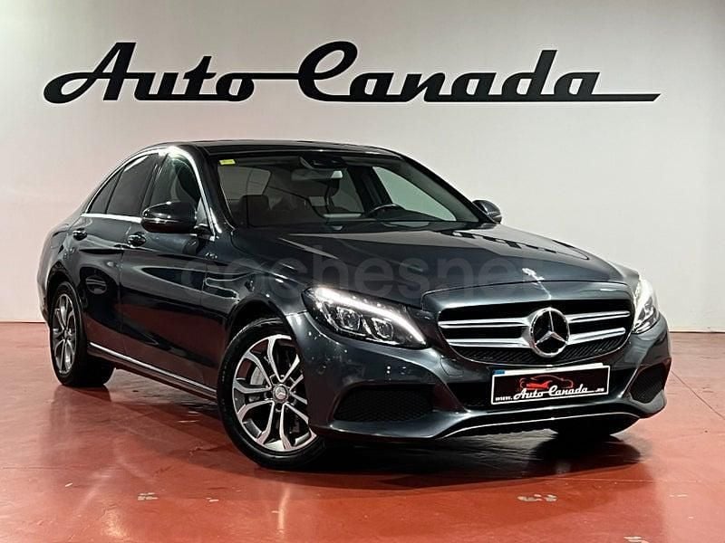 Usado Mercedes C350e Exclusive 279 CV (205 kW) 2015 Gris / plata Berlina