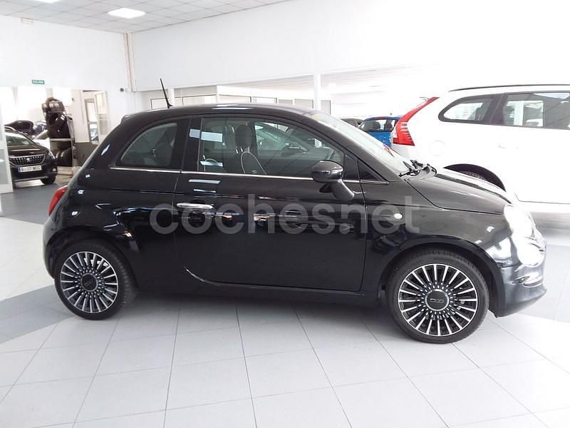 Usado Fiat 500 Lounge 69 CV (50 kW) 2018 Negro Berlina