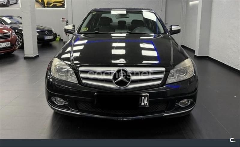 Usado Mercedes C220 Elegance 150 CV (110 kW) 2008 Negro Berlina