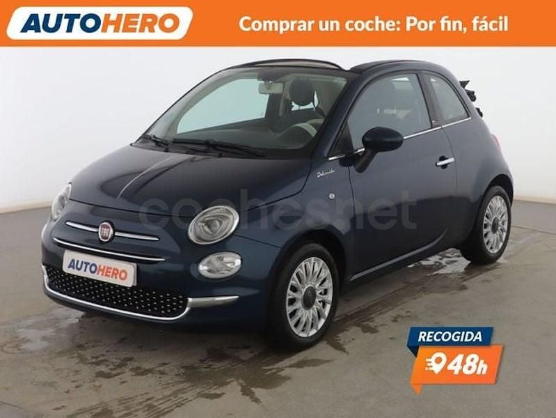 Usado Fiat 500C Dolcevita 70 CV (51 kW) 2021 Azul Descapotable