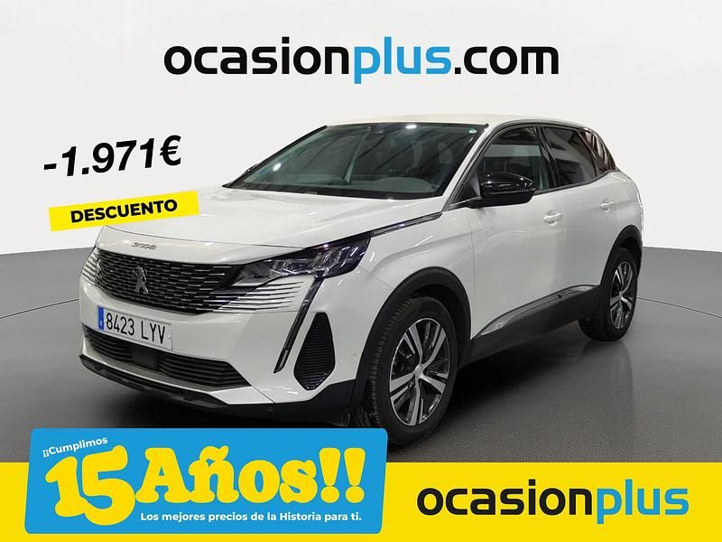 Blanco Usado 2022 Peugeot 3008 Allure Recogida | 21.690 € (Caro) - Imagen 1/4