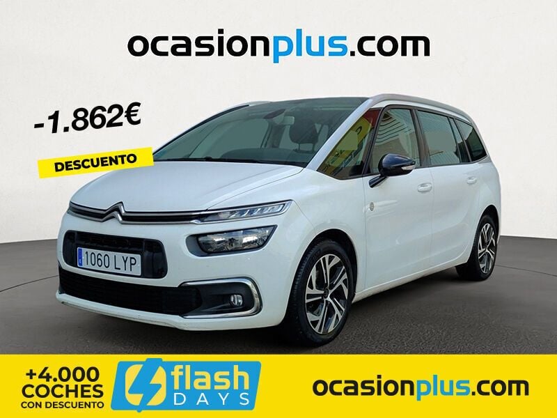 Blanco Usado 2022 Citroën C4 PureTech Monovolumen | 20.490 € (Caro) - Imagen 1/4