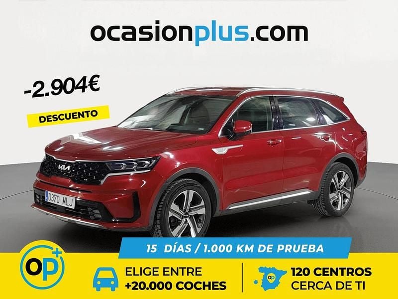 Rojo Usado 2023 Kia Sorento SUV | 31.950 € (Precio justo) - Imagen 1/4