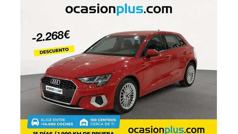Rojo Usado 2023 Audi A3 Sportback Advanced Utilitario | 22.682 € (Buen precio) - Imagen 1/1