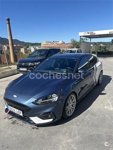 Usado Ford Focus ST-Line 125 CV (91 kW) 2019 Azul Berlina