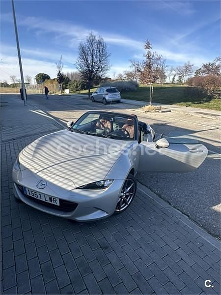 Beige Usado 2022 Mazda MX5 Descapotable | 24.200 € (Super precio) - Imagen 1/4