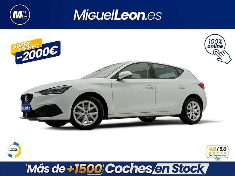 Usado Seat Leon Style 110 CV (80 kW) 2024 Blanco Utilitario