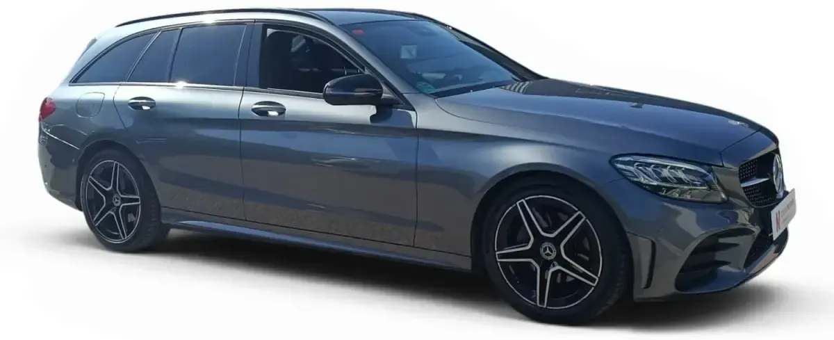Usado Mercedes C220 AMG line 194 CV (142 kW) 2021 Gris Familiar