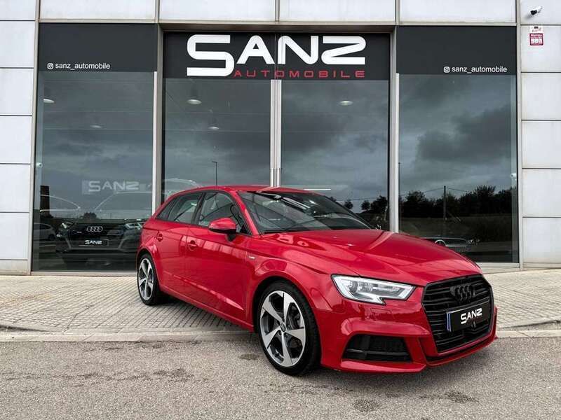 Rojo Usado 2017 Audi A3 Sportback S-Line Utilitario | 16.999 € (Precio justo) - Imagen 1/4
