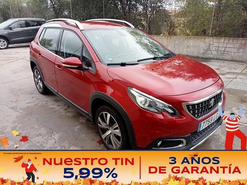 Rojo Usado 2019 Peugeot 2008 Allure SUV | 10.450 € (Super precio) - Imagen 1/4
