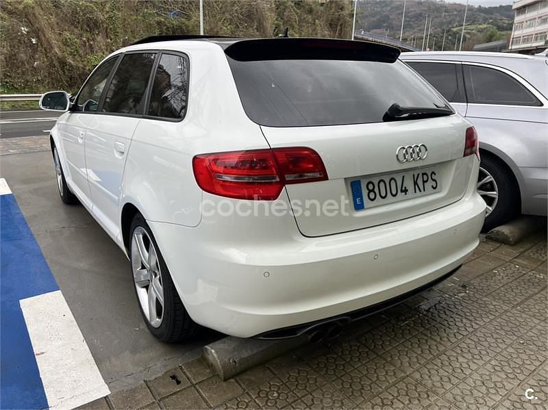 Usado Audi A3 Ambition 200 CV (147 kW) 2010 Blanco Utilitario