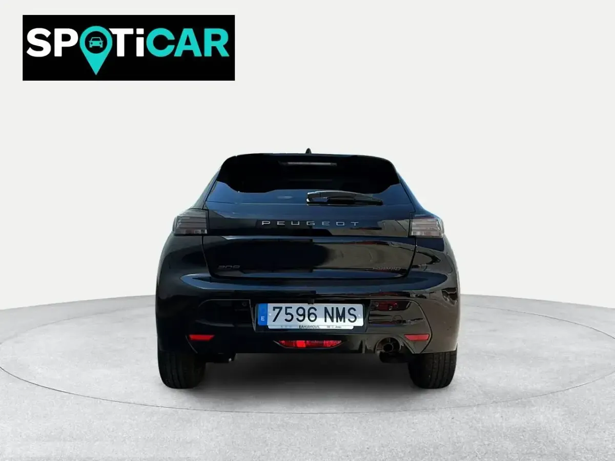Usado Peugeot 208 Allure 110 CV (80 kW) 2026 Negro Utilitario