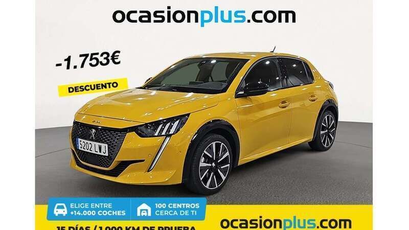 Amarillo Usado 2022 Peugeot 208 GTi Utilitario | 16.228 € (Precio justo) - Imagen 1/4