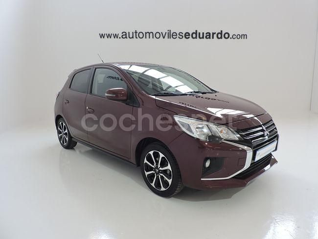 Usado Mitsubishi Space Star 80 CV (58 kW) 2020 Granate Berlina