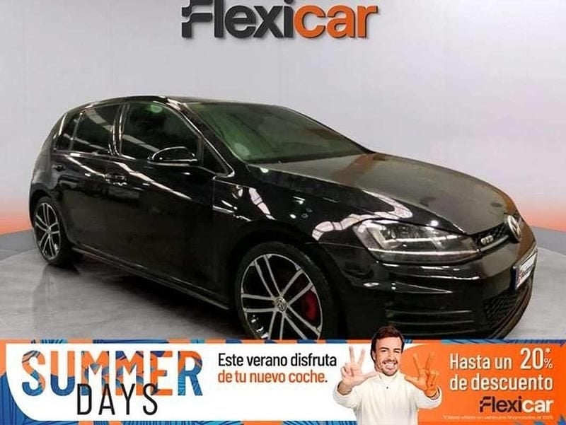 Negro Usado 2015 VW Golf VII GTD Berlina | 16.990 € (Precio justo) - Imagen 1/4
