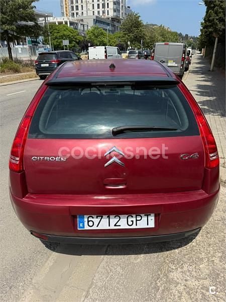 Usado Citroën C4 Exclusive 110 CV (80 kW) 2009 Rojo Berlina