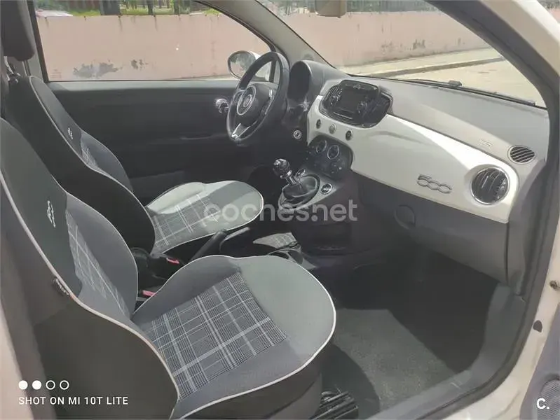 Usado Fiat 500 Lounge 105 CV (77 kW) 2016 Blanco Berlina