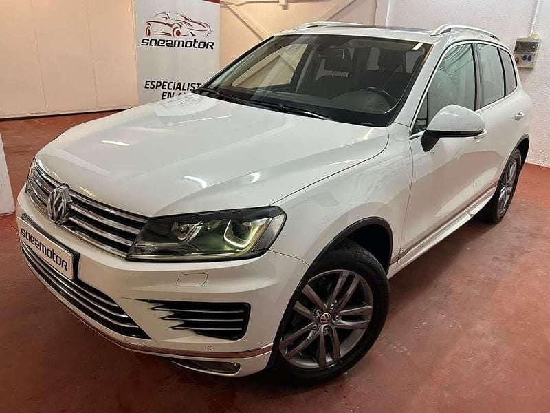 Blanco Usado 2015 VW Touareg R-line SUV | 18.990 € (Precio justo) - Imagen 1/4