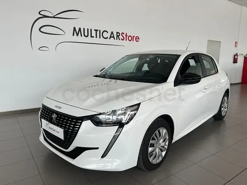 Usado Peugeot 208 Active 100 CV (73 kW) 2022 Blanco Utilitario