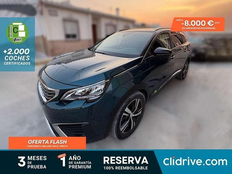 Verde Usado 2018 Peugeot 5008 Allure Monovolumen | 16.790 € (Super precio) - Imagen 1/3