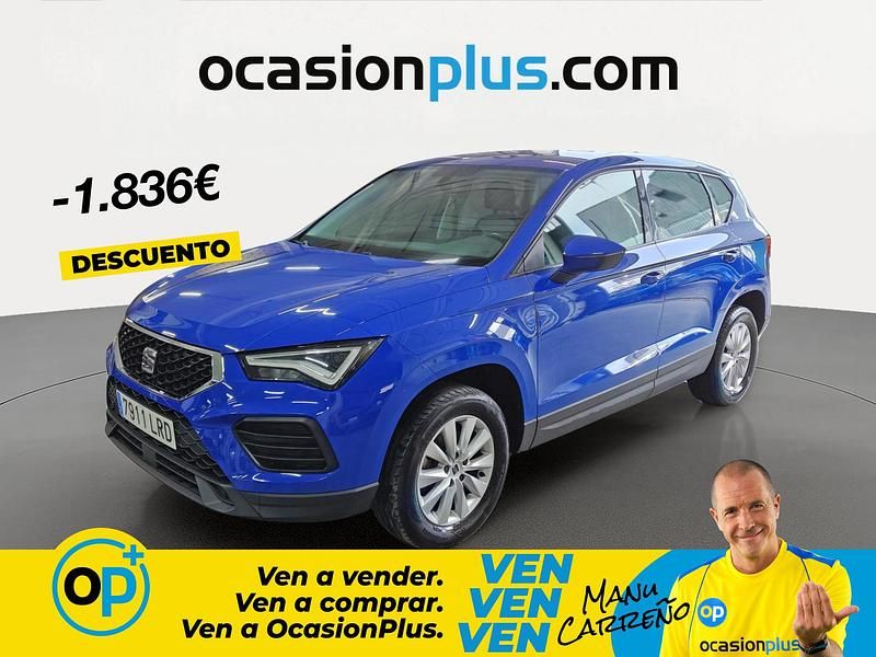 Usado Seat Ateca Reference 116 CV (85 kW) 2021 Azul SUV