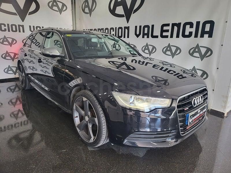 Usado Audi A6 S-Line 204 CV (150 kW) 2014 Negro Familiar