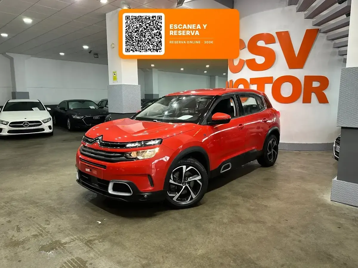 Usado Citroën C5 Aircross Feel 225 CV (165 kW) 2020 Rojo SUV