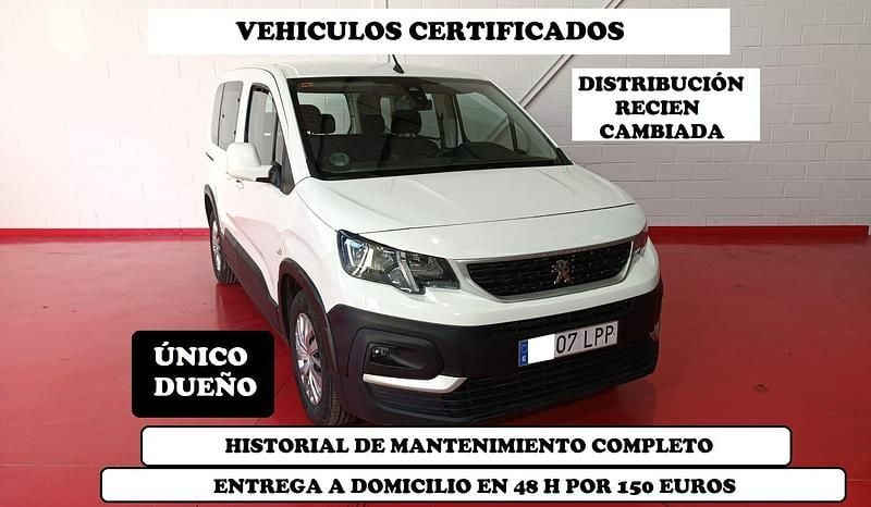 Blanco Usado 2021 Peugeot Rifter Active Monovolumen | 9008 € (Super precio) - Imagen 1/4