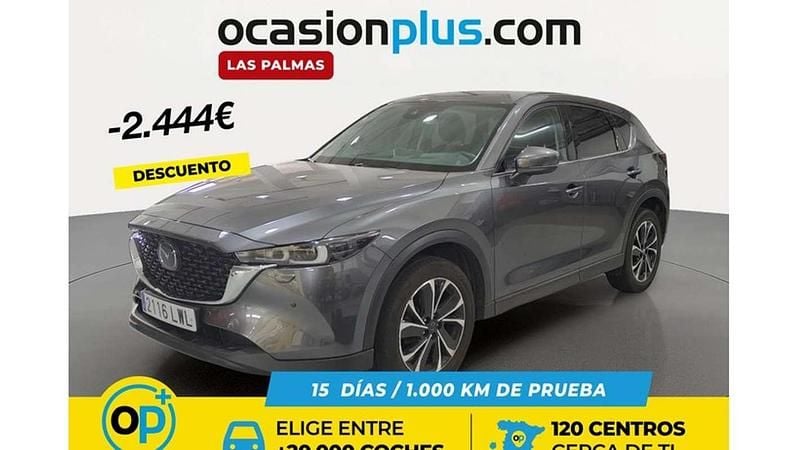 Gris Usado 2022 Mazda CX-5 SUV | 24.446 € (Buen precio) - Imagen 1/4