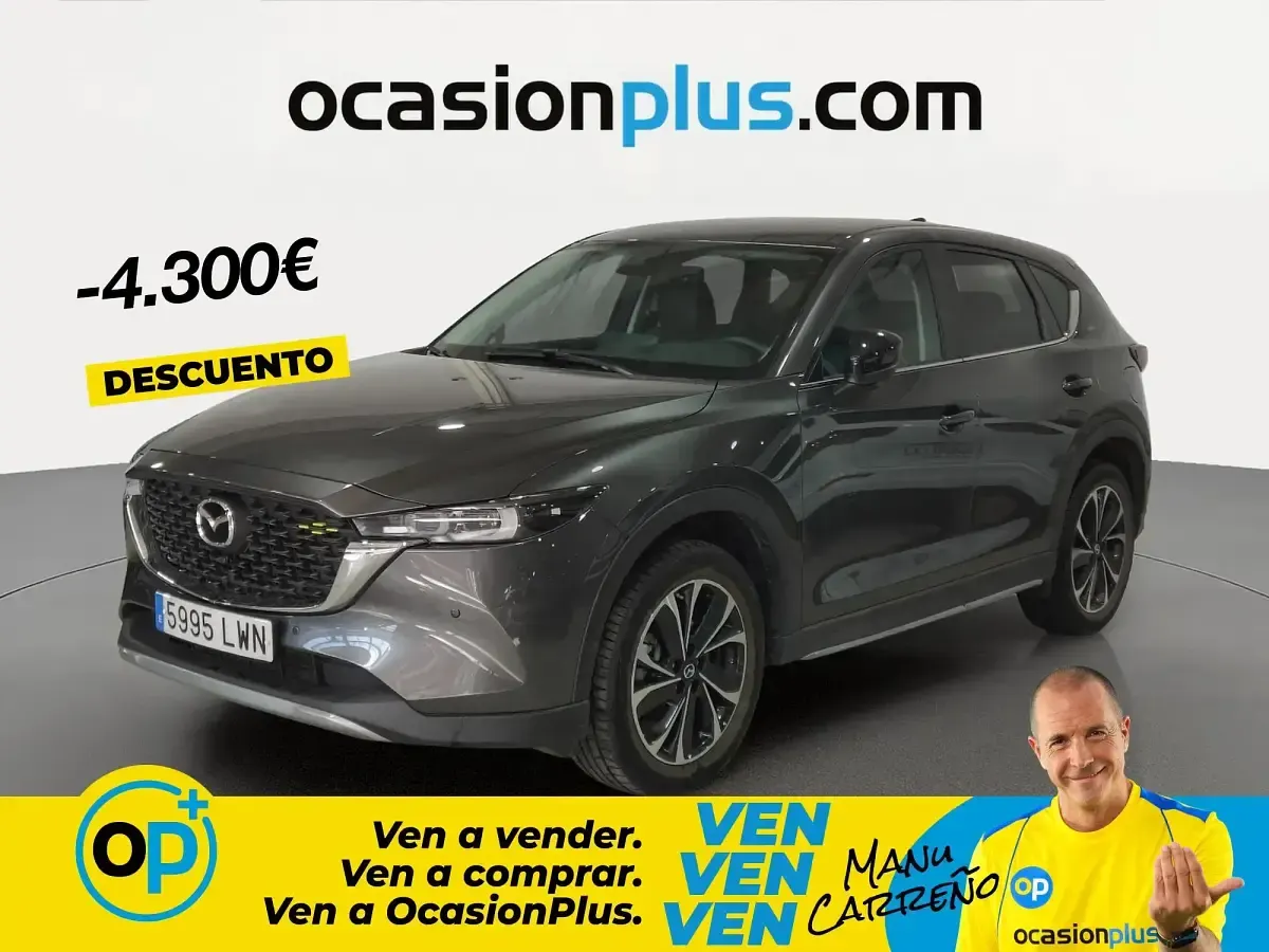 Usado Mazda CX-5 Newground 150 CV (110 kW) 2022 Gris SUV