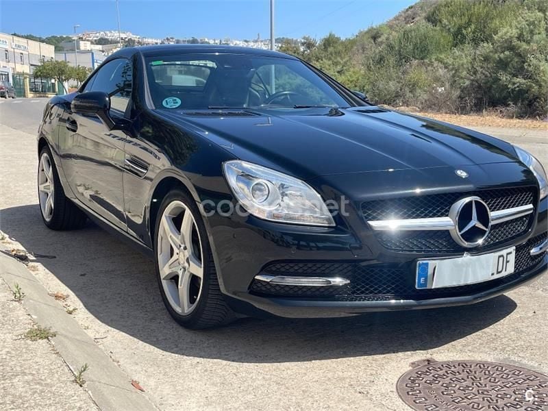 Negro Usado 2011 Mercedes SLK200 Descapotable | 13.999 € (Buen precio) - Imagen 1/4
