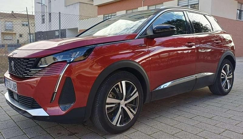 Usado Peugeot 3008 Allure 225 CV (165 kW) 2021 Granate SUV